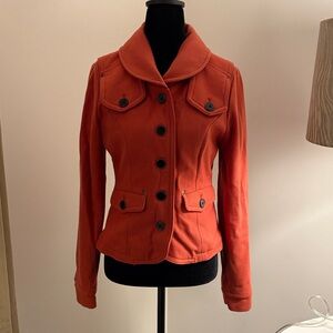 Chic Women's Orange Blazer